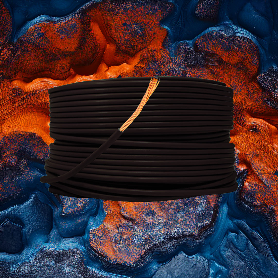 Cable Eléctrico 12" Negro, 100 Metros