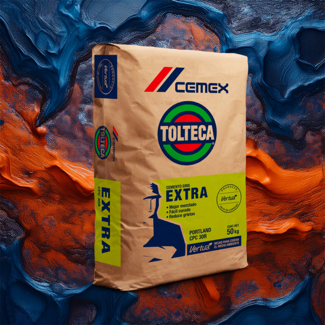 Tolteca, Cemento Gris Cpc30R Extra 25 Kg, Saco