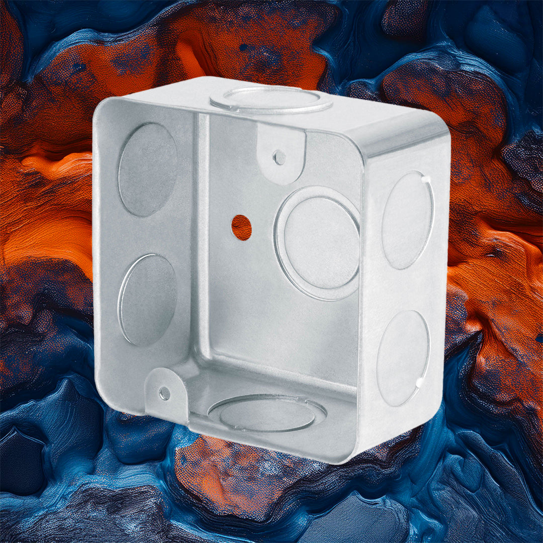 Caja cuadrada 3x3 " reforzada