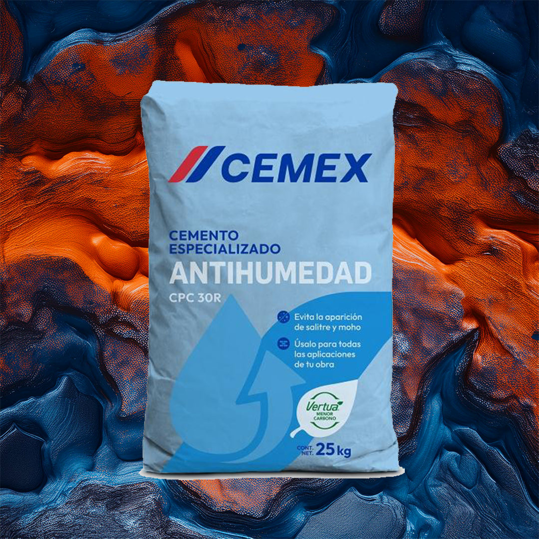 Cemento cemex antihumedad Cpc30R 25 Kg, Saco